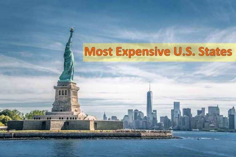 The list of top 10 most expensive cities in the U.S.